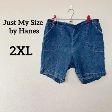 Just My Size by Hanes [ 2XL ] 데님 숏팬츠