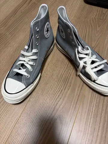 미사용 CONVERSE CT70 그레이 하이컷 26.5cm