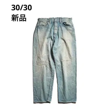 A.PRESSE No.37 Washed Wide Denim Pants30