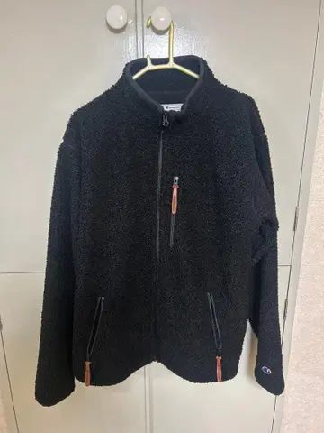 Champion 플리스 자켓 X-LARGE 블랙