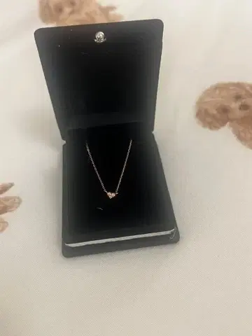 ete 10K 골드 다이아몬드 목걸이