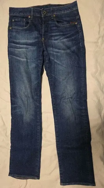 G-STAR LOW ATTACC STRAIGHT 블루 청바지