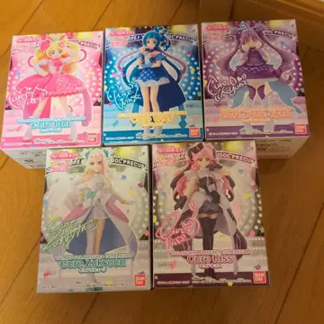 너와 아이돌 프리큐어 큐티 피규어 전 5종 세트