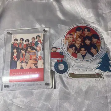 SnowMan 후지야 크리스마스 오너먼트, 아크릴 포토 프레임