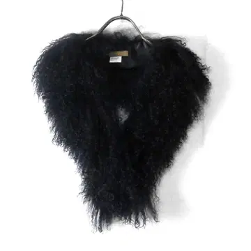 NAVE 네이브/ 퍼 숄 블랙 볼륨 팁 블랙