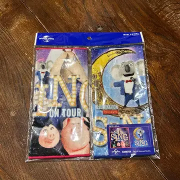 미개봉 새상품 SING 미니 타월 2장 세트 유니버설 스튜디오 재팬