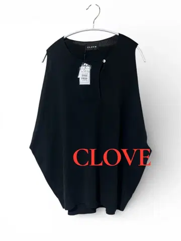 야마다야 CLOVE 블랙 코쿤 니트 베스트