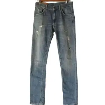 슬림 스트레이트 데님 팬츠