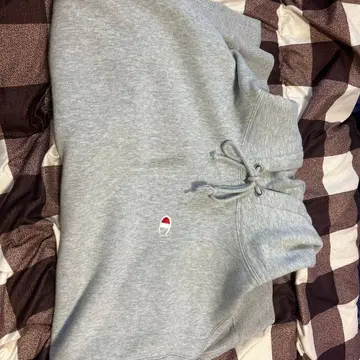 Champion 그레이 후드티