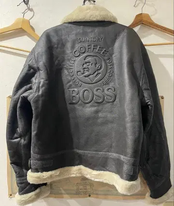 보스점 BOSS L 사이즈 보스 가죽 자켓 산토리