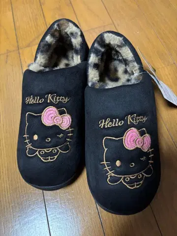 택 포함 미사용 여성용 모크 슈즈 LL 헬로키티