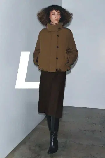 ZARA 자라 ZW 컬렉션 패디드 자켓 L