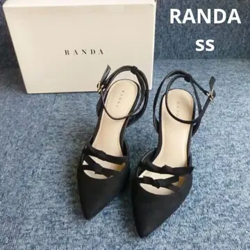 RANDA 블랙 스틸레토 힐 ss