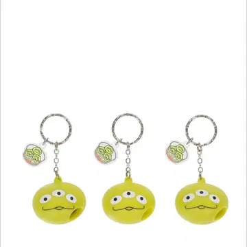 도쿄 디즈니 리조트 키체인 3개 리틀 그린맨