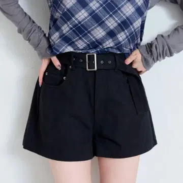 kastane 아일렛 벨트 트윌 숏팬츠 F 사이즈