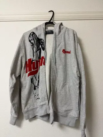 HYSTERIC GLAMOUR 그레이 후드티 L
