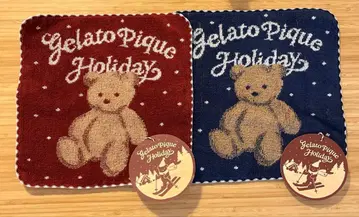 젤라또피케 홀리데이 베어 손수건 2장