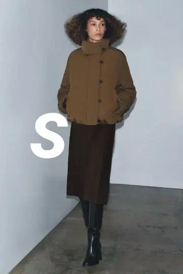 ZARA 자라 ZW 컬렉션 패디드 자켓 S