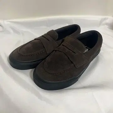 VANS 다크 브라운 스웨이드 로퍼