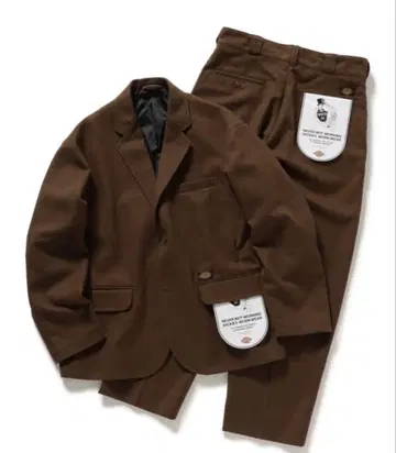 Dickies x TRIPSTER / SUIT 25FW L 사이즈 브라운