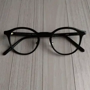 새상품급 JINS Standard Acetate 현행 모델 블랙 무도수