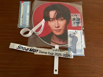 Snow Man Dome Tour 부채, 아크릴 스탠드, 스티커