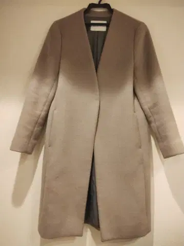 GREEN LABEL RELAXING 롱 코트 베이지