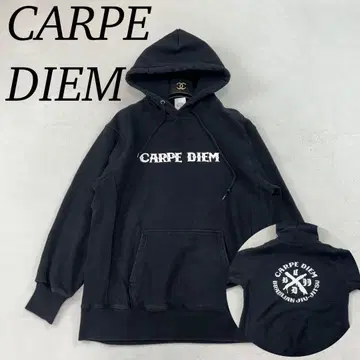 K289 XL 카르페디엠 빅 사이즈 후드티 블랙 남성용