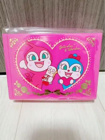 호빵맨 뮤지엄 한정판 도킨 코킨 쥬얼리 박스 핑크