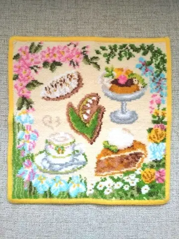 [ 미사용 ] 페이러 만평호텔 콜라보 손수건 feiler 한정판