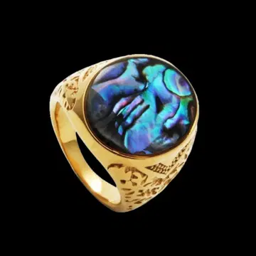 [ A004 ] 반지 남성용 여성용 골드 액세서리 반지 20호