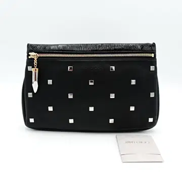 미사용 JIMMY CHOO 지미추 스터드 클러치백 세컨드