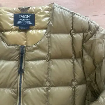 TAION 베이지 다운 자켓 XL