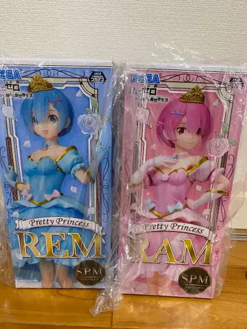 2체 세트 Re: 제로 렘 라무 SPM 피규어 프리티 프린세스