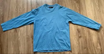 수빈 코튼 크루넥 T셔츠 긴팔