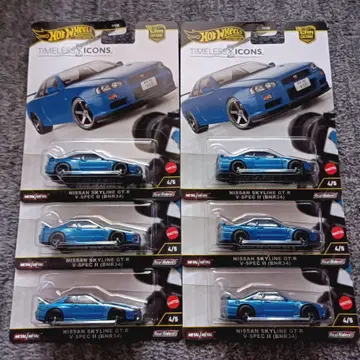 핫휠 닛산 SKYLINE GT-R (BNR34) 6대