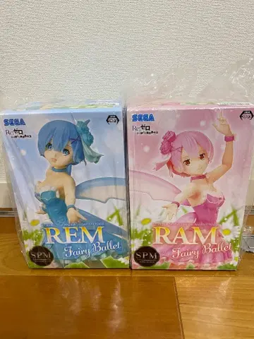 2체 세트 Re: 제로 렘 라무 SPM 피규어 페어리 발레트