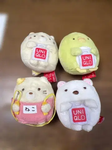 UNIQLO 봉제 인형 4종 세트