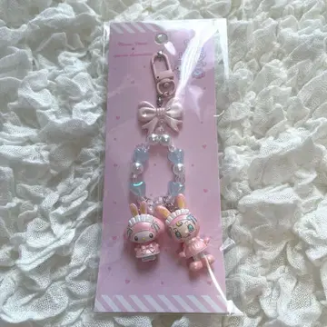 헬로키티 베리에 스트랩 키링 산리오 메조피아노 핑크