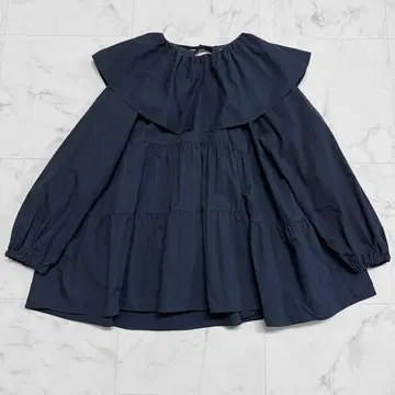 주름이 잘 가지 않는 워셔블 요리 티어드 블라우스 긴팔 체형 커버