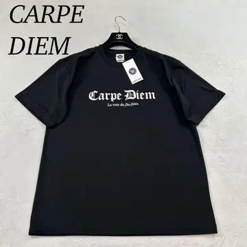 K295 미사용 새상품 2XL 카르페디엠 반팔 T셔츠 블랙 남성용