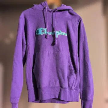 Champion 리버스 위브 후드티 S 퍼플 보라색 구제 의류
