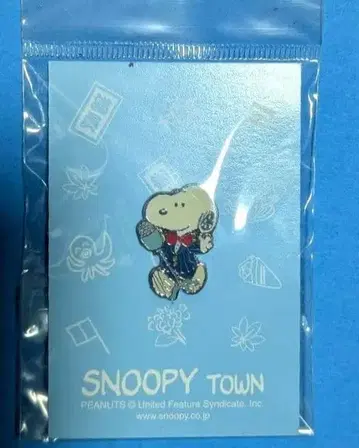 SNOOPY TOWN 블라썸 핀 배지 미개봉 레트로