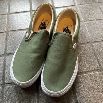 VANS 올리브 슬립온