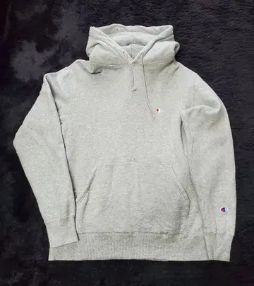Champion 그레이 후드 부착 후드티 X-LARGE