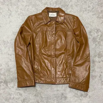 자유구 온워드 카시야마 가죽 자켓 브라운 38 소가죽 CC01