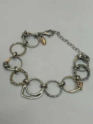 IOSSELLIANI 실버 925 Catena 링크 팔찌