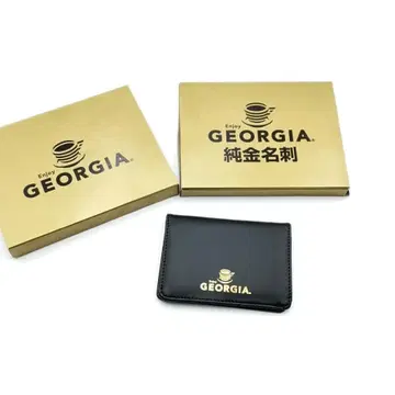 컨디션 최상 조지아 명함지갑 카드 케이스 가죽 11-25121314