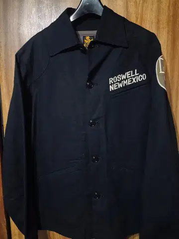 페로우즈 밀리터리 자켓 S 자수 블랙