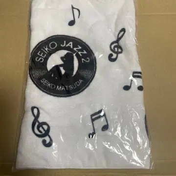 SEIKO JAZZ 2 음표 패턴 타월 마츠다 세이코 페리시아 클럽